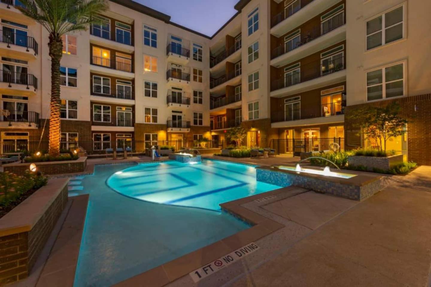 Downtown Apart 1 Bed 1 Bath Free Parking Leilighet Houston Eksteriør bilde